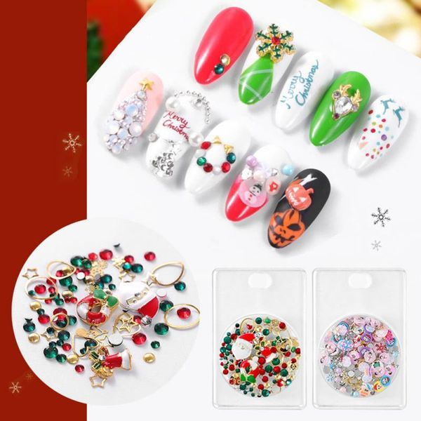 

metal 3d diamonds nail art christmas decorations charms nails glitter rhinestones supplies jewelry xmas tools1, Silver;gold