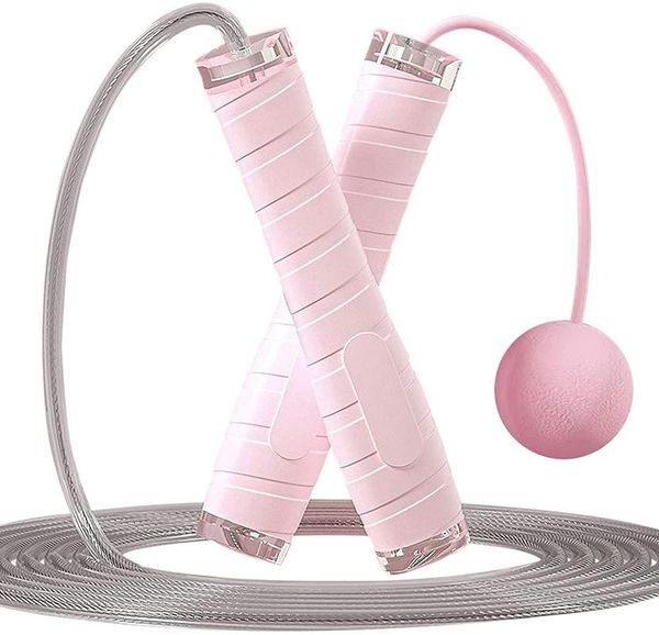 

jump ropes professional skipping rope workout with adjustable length silicone comfortable grips adults fitness women men cardio