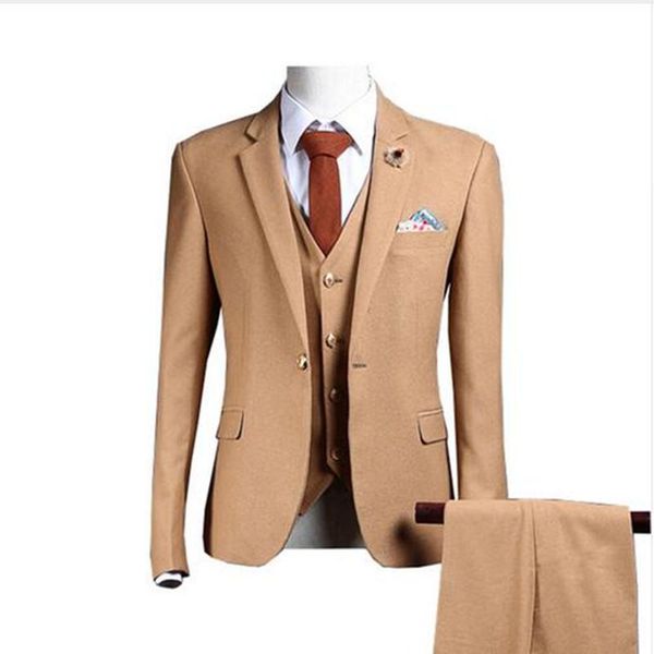 

men's suits & blazers three pieces men suit slim fit wedding tuxedos business wear formal custom made (coat+pants+vest), White;black
