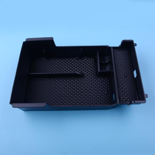 

car organizer citall black abs armrest storage box central interior glove tray fit for 3 axela 2021