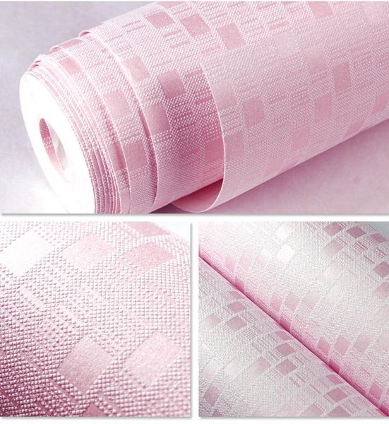

wallpapers 3d grid waterproof wallpapercustomize modern minimalist plain phaedra non-woven wallpaper home improvement project decor