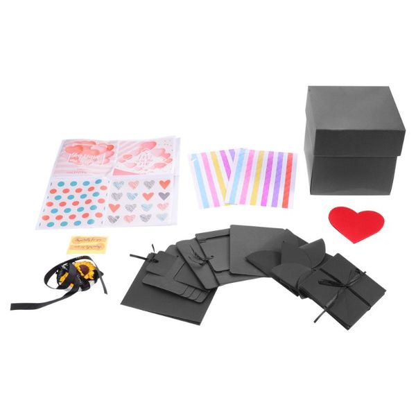 

gift wrap 1 set multi-layer pos box diy surprise