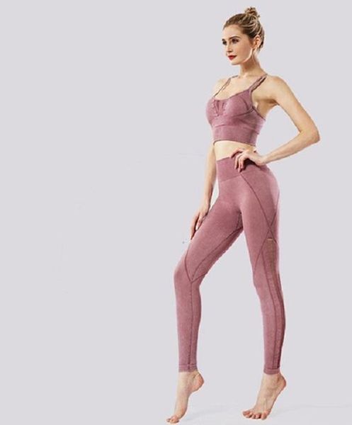 

shaping july's song needless yoga leggings set fitness sports gym clothing pak workout for woman tall sportbra 03, White;red