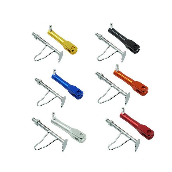 

other motorcycle parts universally aluminum alloy motoycle side kickstand scooter parking racks motorbike modified support foot bracket
