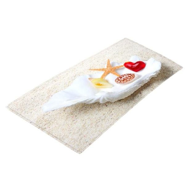 

carpets 3d seashell printed floor mat bedroom bedside area carpet kids crawl