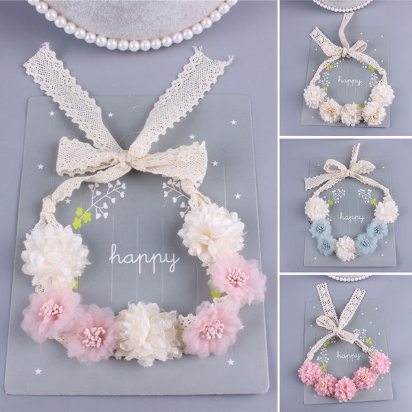 

3Pieces/Lot Lace Flower Baby Girl Headband Kids Children Hair Bands Headbands For Girls Baby Photography Hair Accessories For Wedding, 11