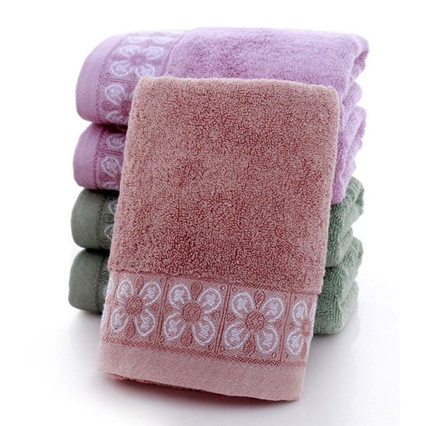 

towel bamboo fiber jacquard rectangle face solid color soft absorbent bath daily merchandise clean product home textile