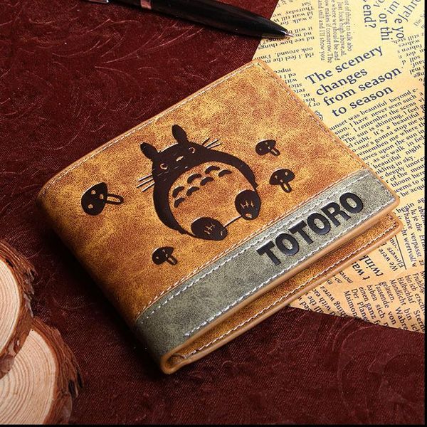

pu wallet printed with japan anime my neighbor totoro tonari no, Red;black