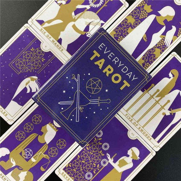 

kawaii everyday tarot deck for beginners board game multiplayer family party fortune telling oracle cards with e-book love kvvn