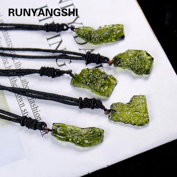 

decorative objects & figurines necklace natural czech meteorite fall rough stone crystal pendant energy of men and women wholesale 5-10g