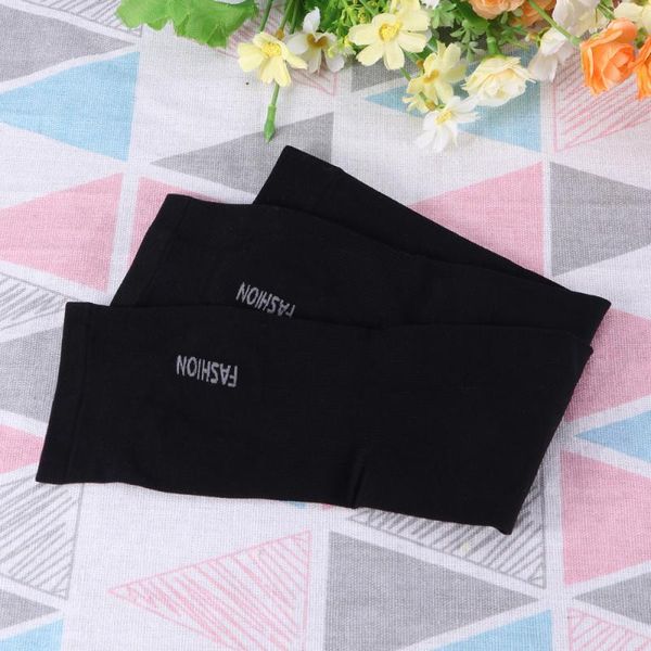 

elbow & knee pads fashion ice silk cuff arm guard sleeves outdoor riding fishing sun uv protection cover for men women(black), Black;gray