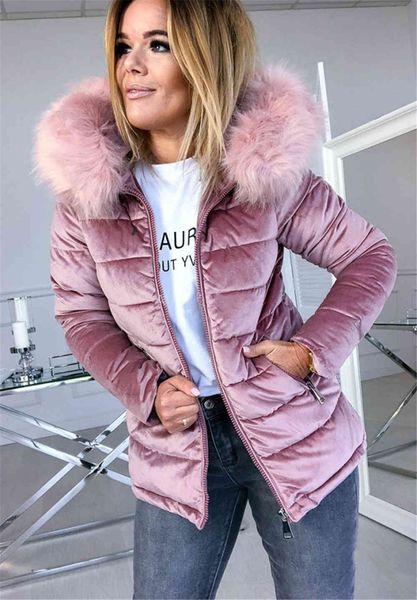 

fox skin with hoodie woman plus size winter coat or ladies outerwear style, Black