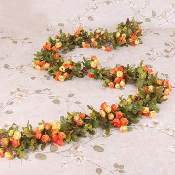 

decorative flowers & wreaths artificial flower silk rose leaf garland vine ivy wedding garden halloween christmas deoration