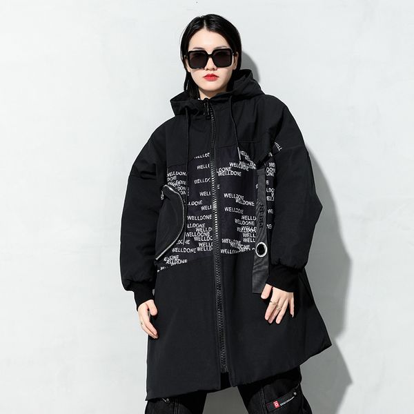 

wool 2021 fashion shreds leopard ladies impression trench overcoats attacked, Black