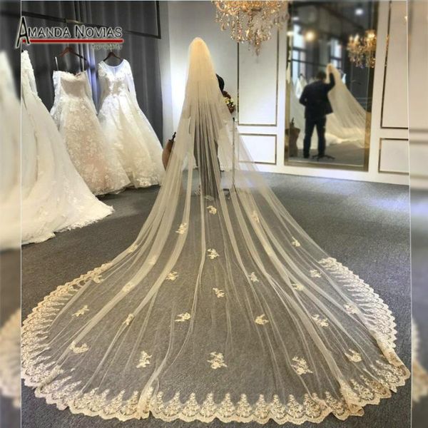 

bridal veils champagne color long wedding veil ns3698, Black