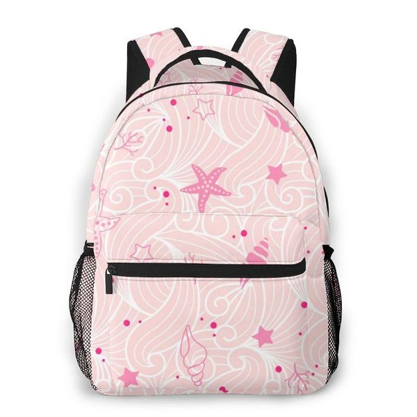 

backpack travel pack pink summer beach shellfish sports bag outdoor climbing