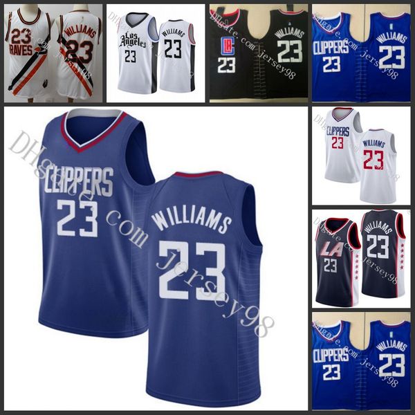

los angeles clippers men #23 lou williams men retro jersey, Black