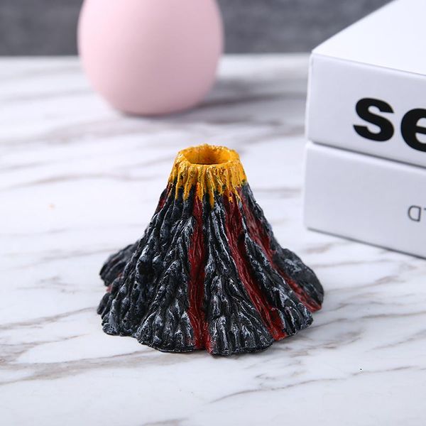 

aquarium volcano shape resin fish tank ornament landscape decorations supplies