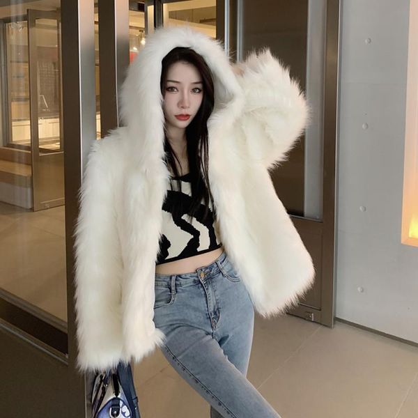 

women's fur & faux fonely fairy, Black