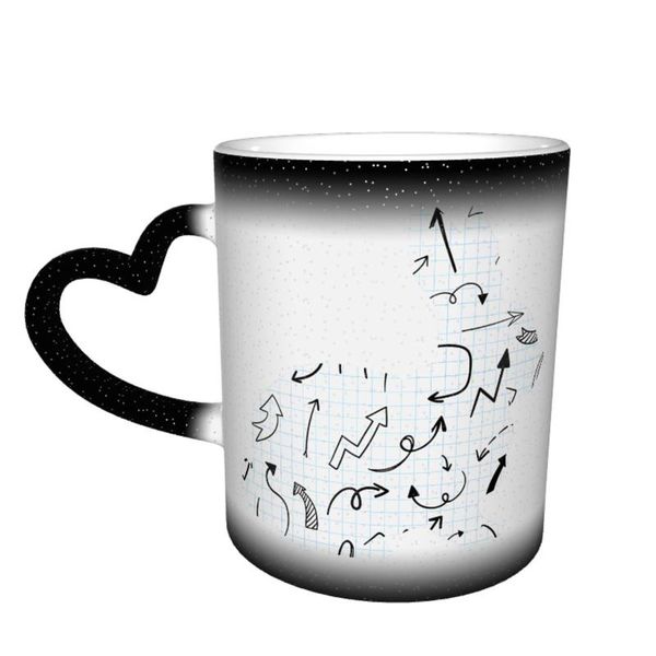 

mugs mug pottery cereal that changes color creative modern cups