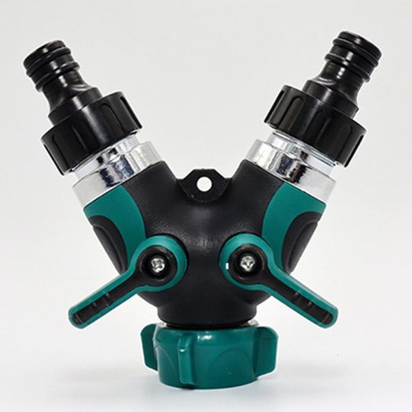

watering equipments 2 way garden hose splitter y-type connector distributor for outdoor tap faucet sprinkler drip irrigation systems