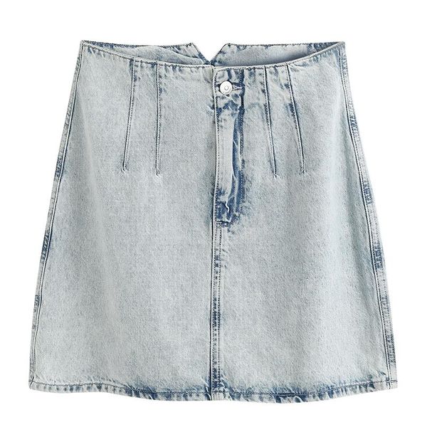 

skirts harada summer casual a line women fashion slim denim skirt elegant sheath mini female ladies ey, Black