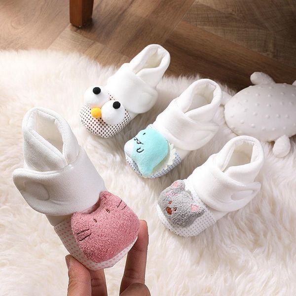

arrival toddler born baby boys girls animal crib shoes infant cartoon soft sole non-slip cute warm first walkers