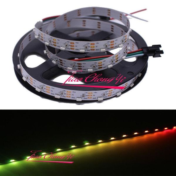 

48led/m s type addressable ws2812 sk6812 rgb led pixel strip bendable 5v strips