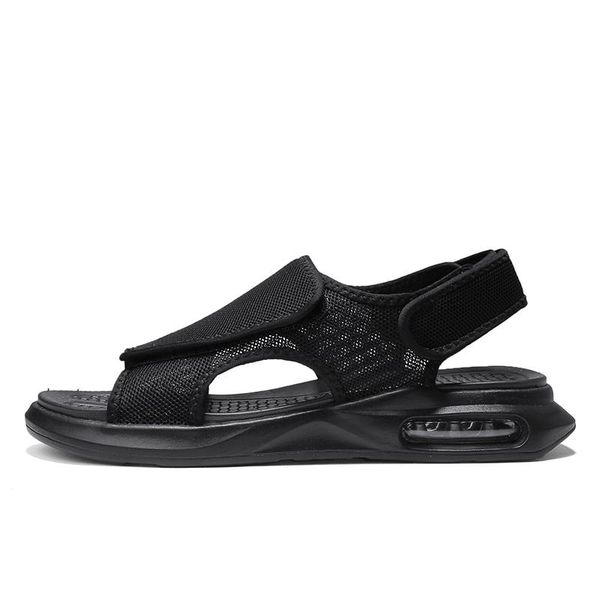 

sandals masculina s beach men footwear rubber on sandalias leather big casual 39 mountain praia summer sandale shoes cuero samool for, Black