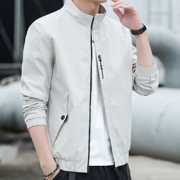 

2021 new men's spring and black coat pilot baseball suit casual top, Black;brown