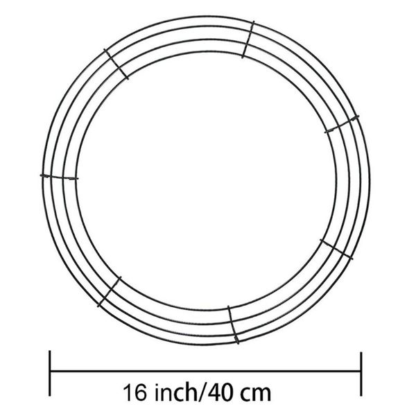 

decorative flowers & wreaths j2fb 40cm metal flower wreath iron ring handmade baby shower wedding bride garland dreamcatcher hoop