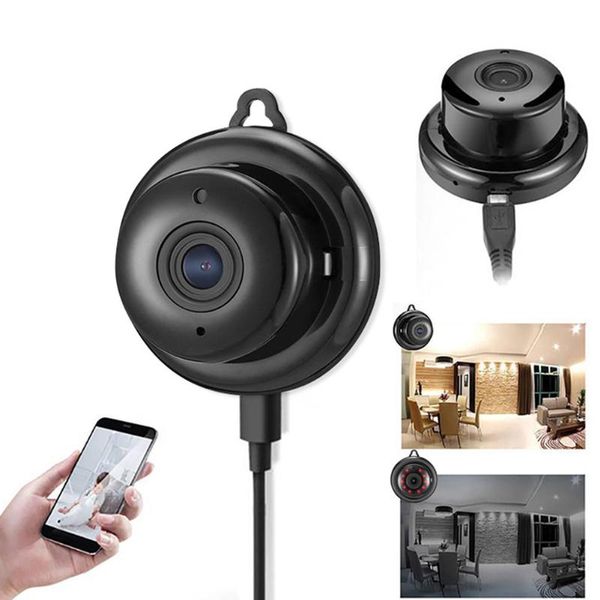 

home security indoor audio tilt camera mini wifi wireless ip v38 1080p hd motion detection 2-way nanny cameras