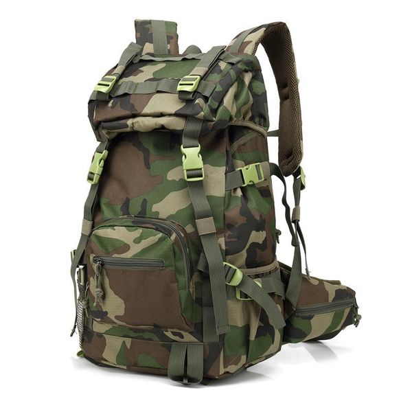

outdoor bags 40l large-capacity mountaineering bag camouflage tactical backpack waterproof hunting travel hiking men