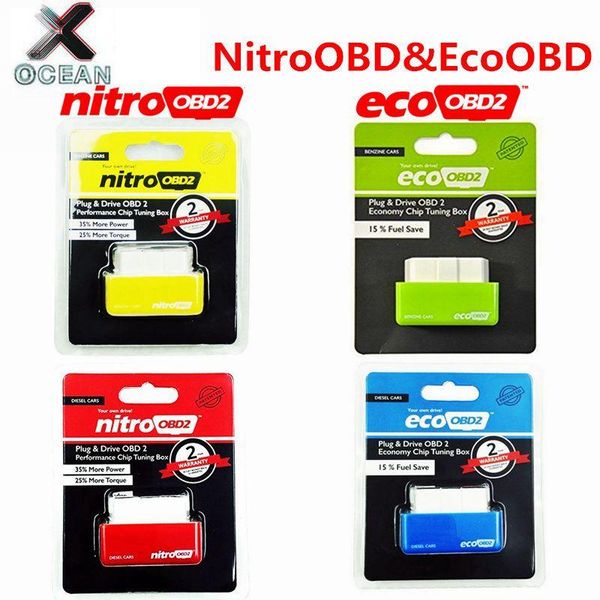 

code readers & scan tools double board eco obd2 nitro gasoline plug &drive performance for benzine ecu chip tuning box up to 15% fuel save