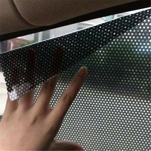 

2x car auto side window mesh film windshield net sun shade sticker uv protection automotive goods accessories sunshade