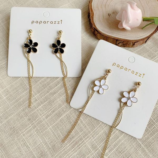 

dangle & chandelier sterling silver needle korean earrings fashion long tassel eardrops