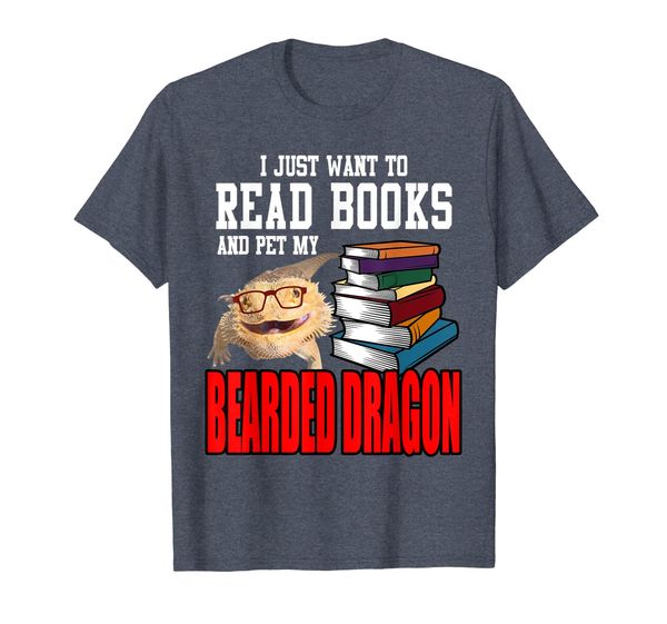 

I Just Want To Read Books And Pet My Bearded Dragon, Mainly pictures