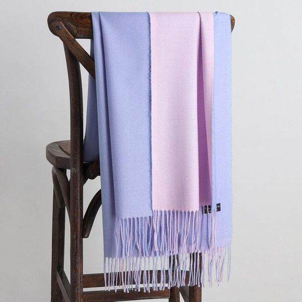 

scarves yishline 2-side print women winter scarf cashmere thick 250g shawls wraps autumn hijab stoles long pashmina foulard head, Blue;gray