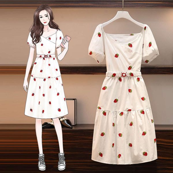 

casual dresses dress product large strawberry belt 6ihs, Black;gray