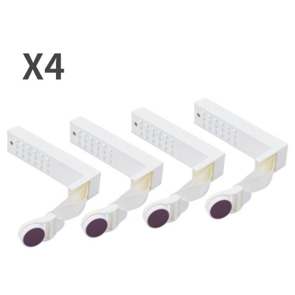 

clothing & wardrobe storage 4pcs elastic bed sheet mattress cover blankets grippers clip holder retractable fasteners kit home textiles acce