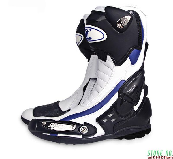 

speed motorcycle boots outdoor sports racing men moto motocross off-road botas shoes cycling footwear, Black