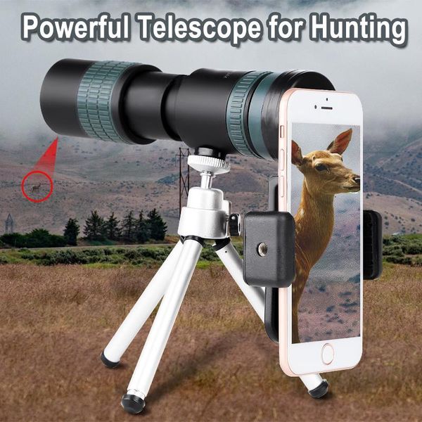 

telescope & binoculars powerful monocular professional 10-300x40mm 8-24x30mm hd mini portable zoom with phone holder for hunting
