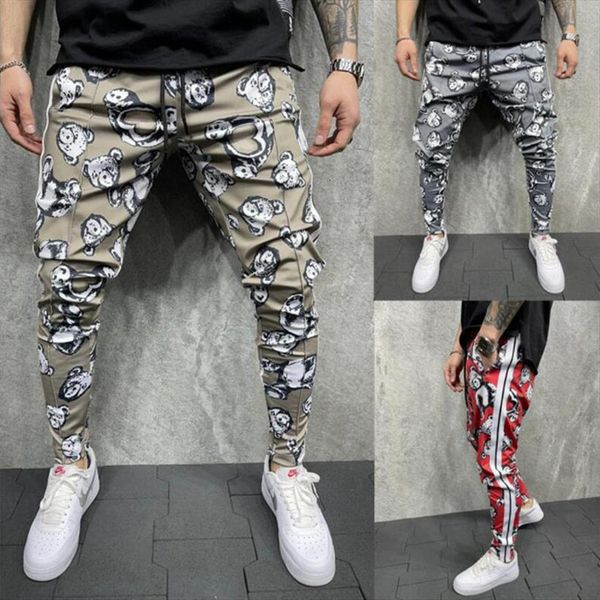 

spring autumn style european women pant and american 3d printing fashion personality trend street hip hop foot pants, Black