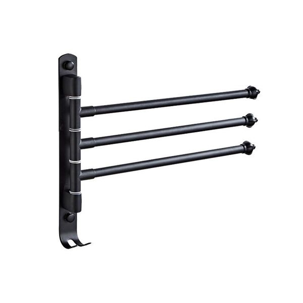 

bathroom storage & organization rotating towel rack bar holder set kit clothes stainless steel