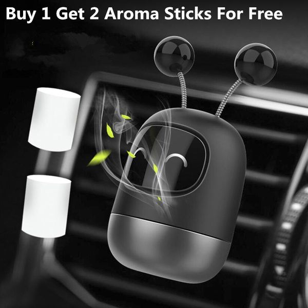 

car air freshener perfumes and fragrances vent diffuser solid parfum cute robot flavoring for smell in interior accessories