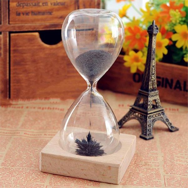

other clocks & accessories creative sand awaglass hand-blown timer clock magnet magnetic hourglass ampulheta crafts christmas