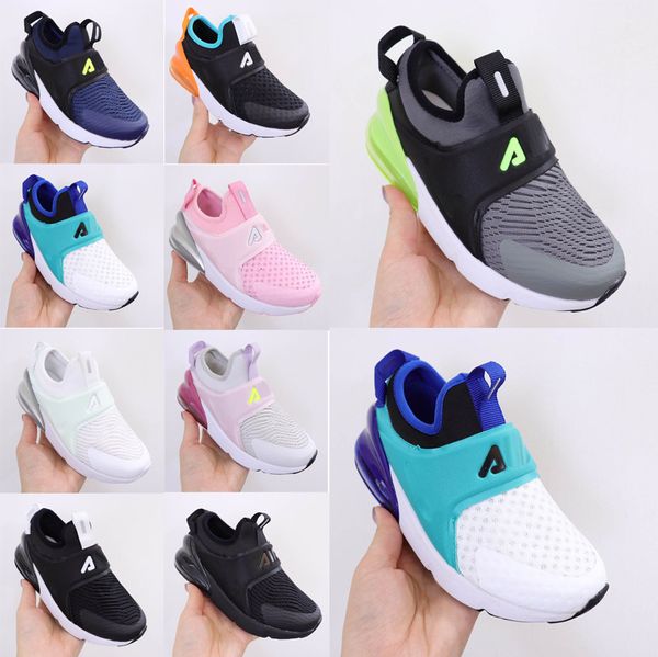 Sıradan Ayakkabı Moda Erkek Kızlar Gençlik Hava Yastığı 27c Koşu Ayakkabı Çocukları Yaz Kafes Nefes Alabaç Spor Ayakkabı Çocukları Açık Jogging Sneaker