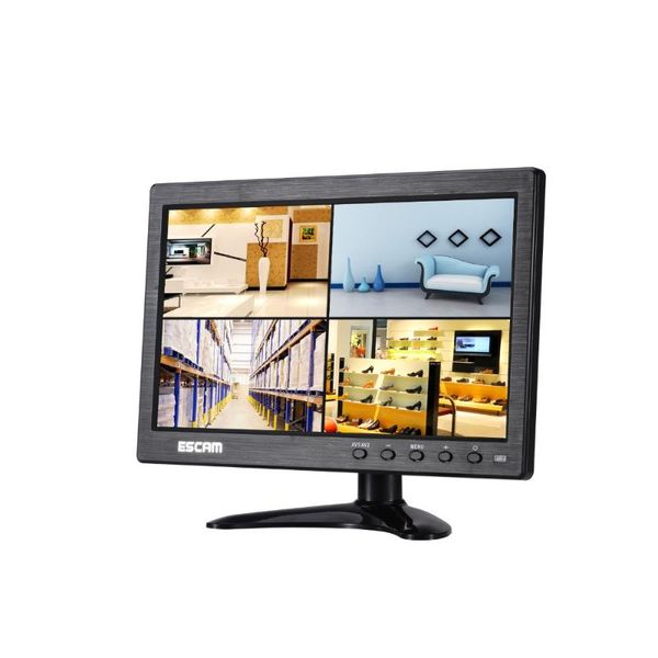 

cameras escam 10 inch ips lcd monitor av/vga//bnc input for security camera