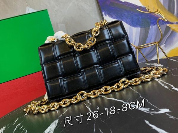 

realfine888 3a bv631421 women's casete in chain shoulder bags fashion handbags crochet purse with dust bag