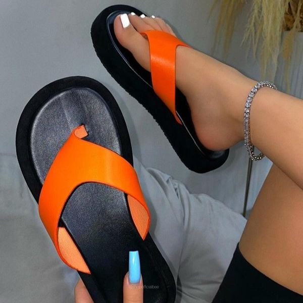 

slippers casual clip toe rubber beach flip flops women summer outdoor thick bottom platform woman plus size sandals lady, Black